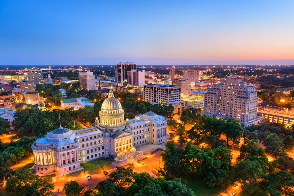 Jackson Mississippi Skyline