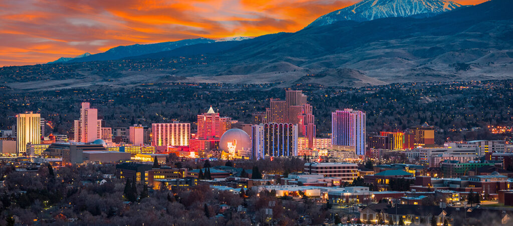 Reno, Nevada skyline